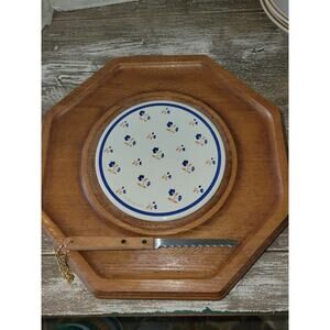 Vintage Goodwood Spice of Life Cutting Board Cheese Serving Tray charcuterie